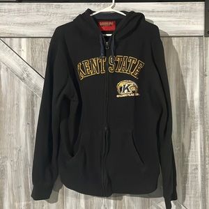 Large Kent State zip up hoodie
